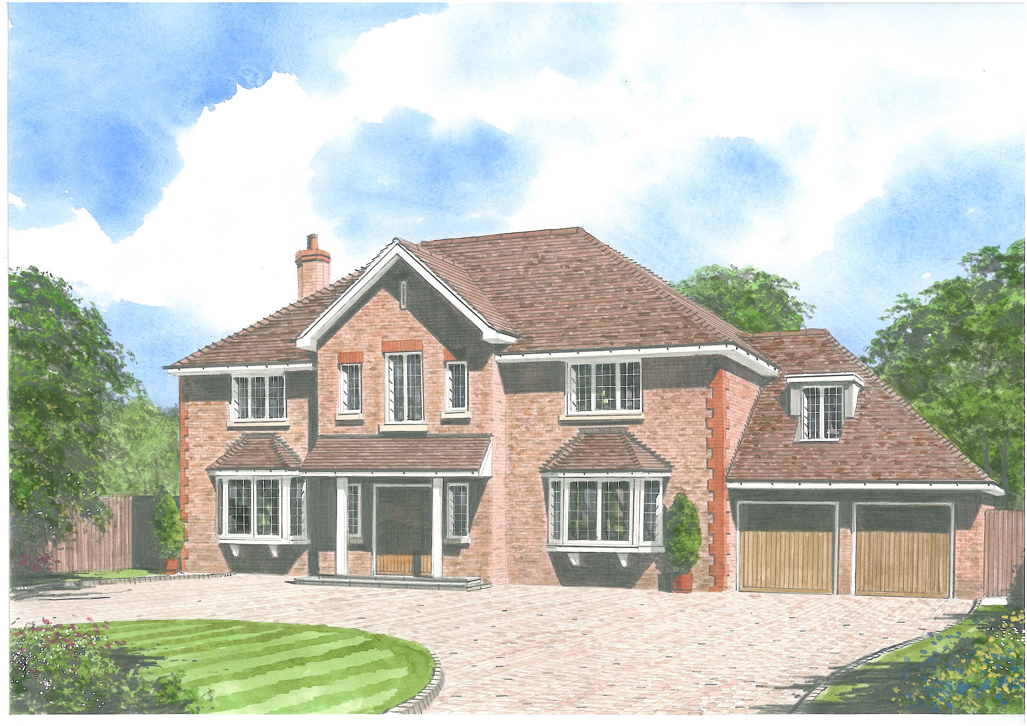 Off-plan new homes Example of a new home bought off-plan